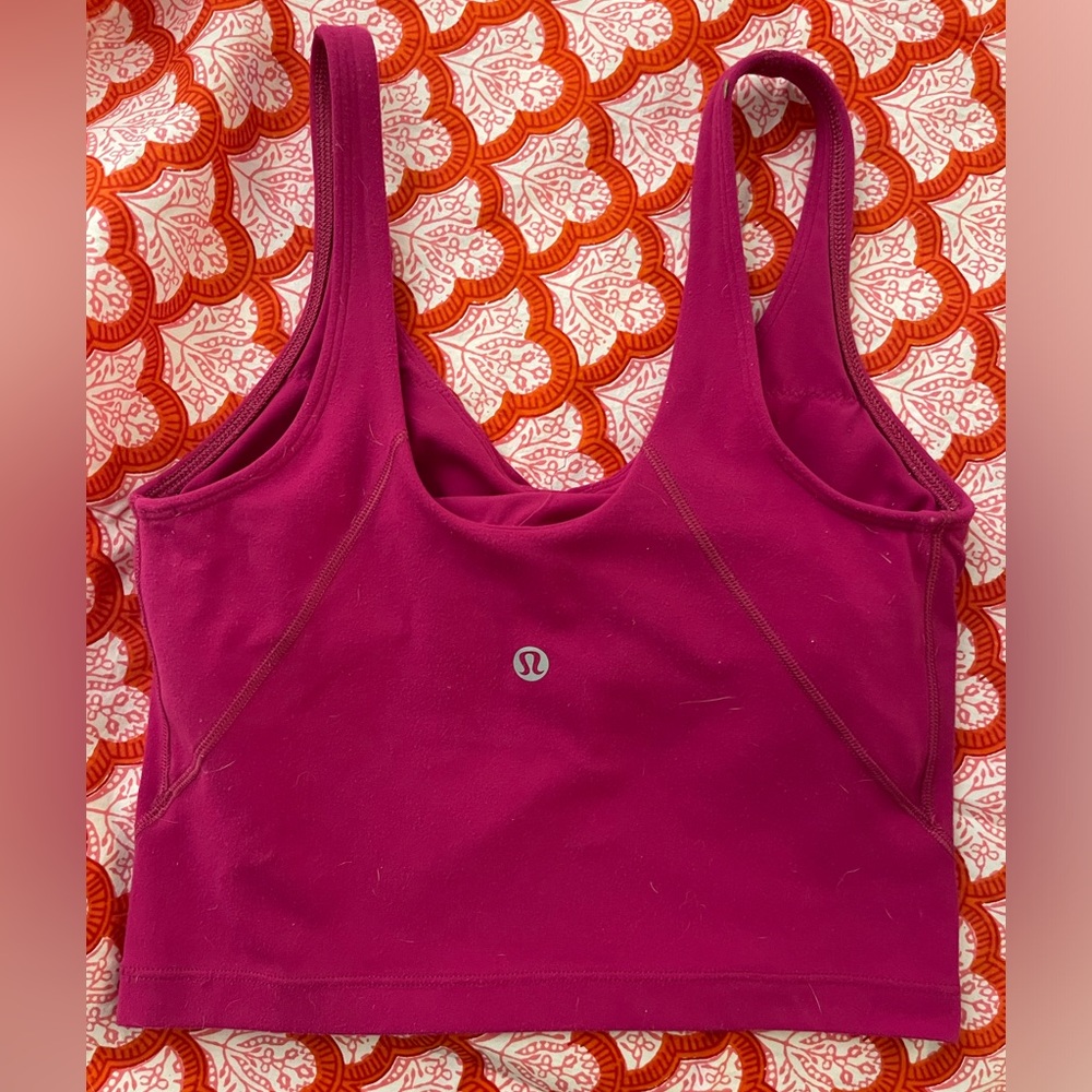 Lululemon raspberry align tank